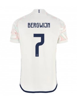 Billige Ajax Steven Bergwijn #7 Bortedrakt 2023-24 Kortermet
